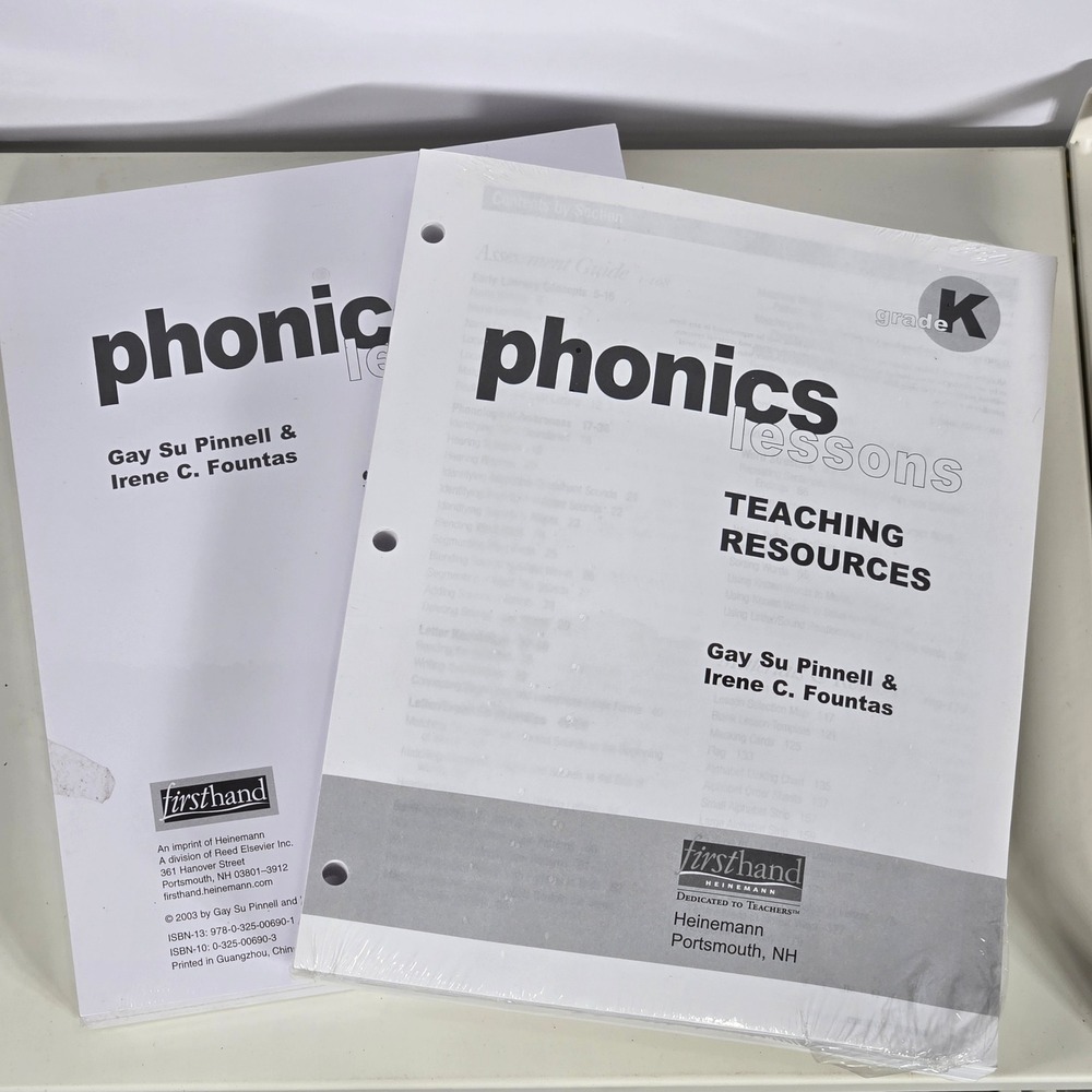 Phonics Lessons Grade K Teaching Resources Student Set Pinnell Fountas Heinemann